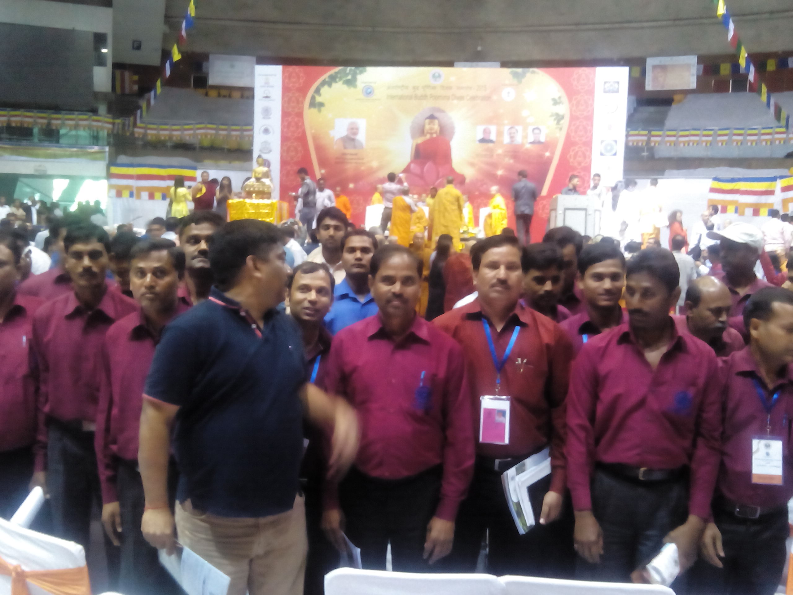 Samrat Ashok Club Volunteers during International Buddh Purnima